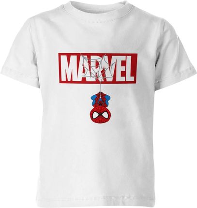 Jhk Spider Man Marvel Dziecięca Koszulka 128 Biały
