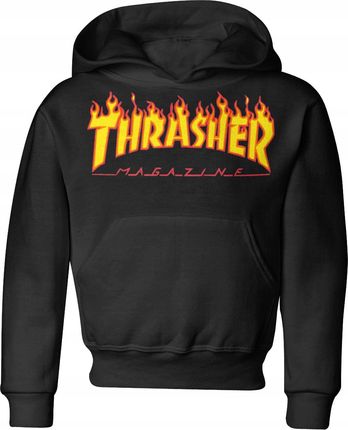 Jhk Thrasher Dziecięca Bluza Z Kapturem 140 Czarny