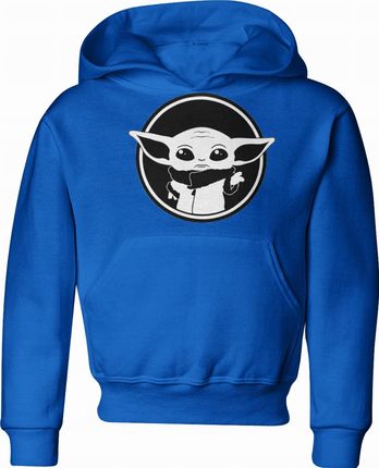 Jhk Baby Yoda Star Wars Dziecięca Bluza Z Kapturem 152 Niebieski