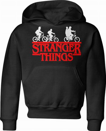 Jhk Stranger Things Dziecięca Bluza Z Kapturem 134 Czarny