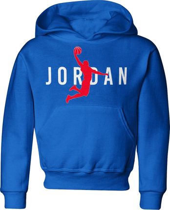 Jhk Michael Jordan Dziecięca Bluza Z Kapturem 122 Niebieski
