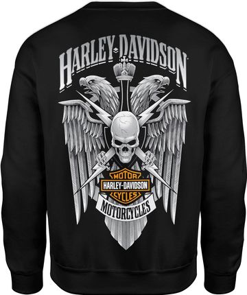 Jhk Harley Davidson Męska Bluza XL Czarny