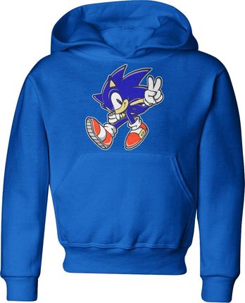 Jhk Sonic Dziecięca Bluza Z Kapturem 140 Niebieski