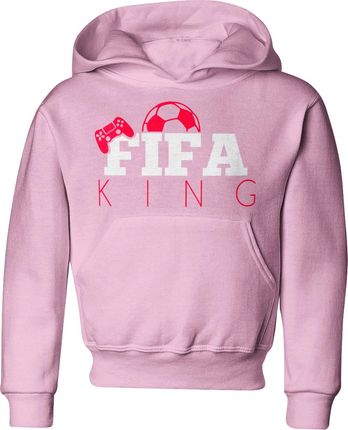 Jhk Fifa King Dziecięca Bluza Z Kapturem 134 Różowy