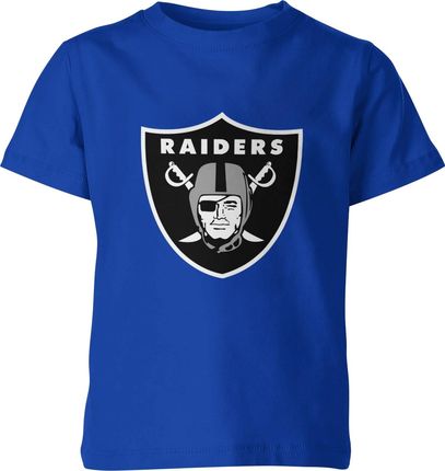 Jhk Raiders Nfl Dziecięca Koszulka 128 Niebieski