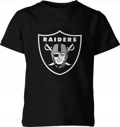 Jhk Raiders Nfl Dziecięca Koszulka 140 Czarny