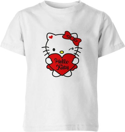 Jhk Hello Kitty Dziecięca Koszulka 128 Biały