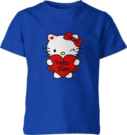 Jhk Hello Kitty Dziecięca Koszulka 128 Niebieski