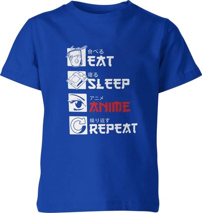 Jhk Anime Dziecięca Koszulka 140 Niebieski