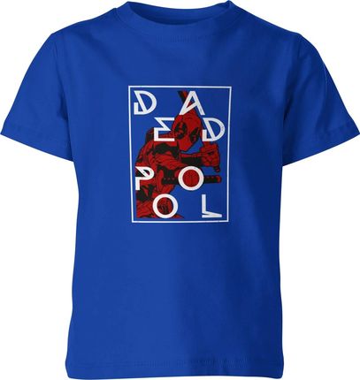 Jhk Deadpool Dziecięca Koszulka 140 Niebieski