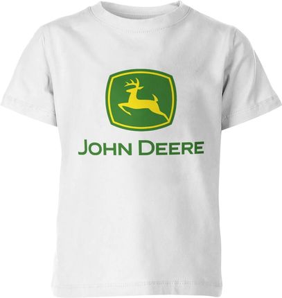 Jhk John Deere Dziecięca Koszulka 128 Biały