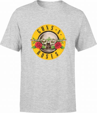 Jhk Guns N' Roses Męska Koszulka S Szary