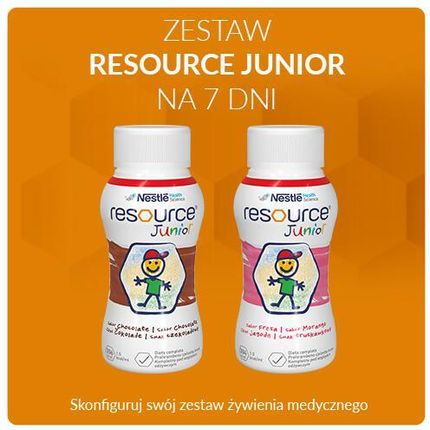 Resource Junior zestaw na 7 dni – miks smaków