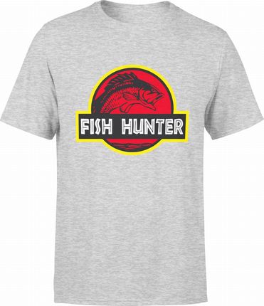 Jhk Fish Hunter Męska Koszulka XXL Szary