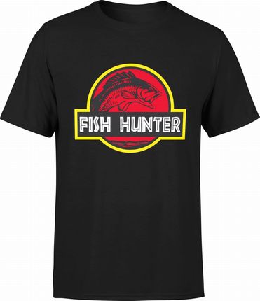 Jhk Fish Hunter Męska Koszulka 3XL Czarny