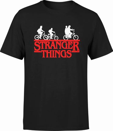 Jhk Stranger Things Męska Koszulka L Czarny
