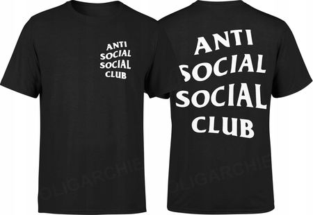 Jhk Anti Social Social Club Męska Koszulka 3XL Czarny