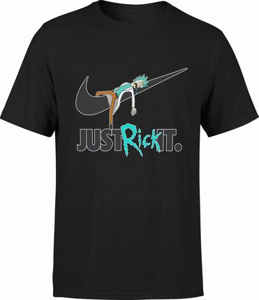Jhk Rick I Morty Just Rick It Męska Koszulka XL Czarny