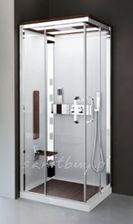 Kabina prysznicowa Novellini Nexis 1 90 x 90 x 206 cm wykończenie jesion NEXA99T1-1KP - zdjęcie 1