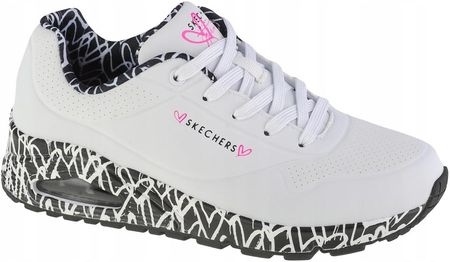 damskie sneakers Skechers Uno 155506-WBK r.35