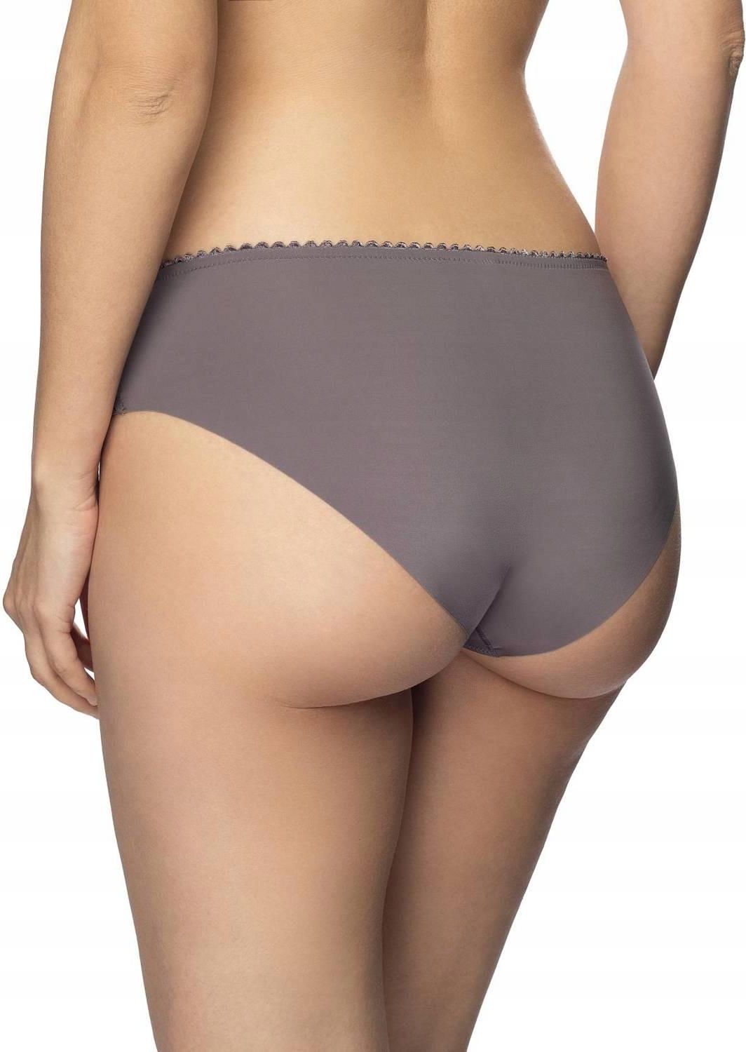 Felina Minislip Secret Delight 210292 – Microfibra Ricamata, Vita Media, Tassello Cotone, Senza Cuciture Laterali, Nero