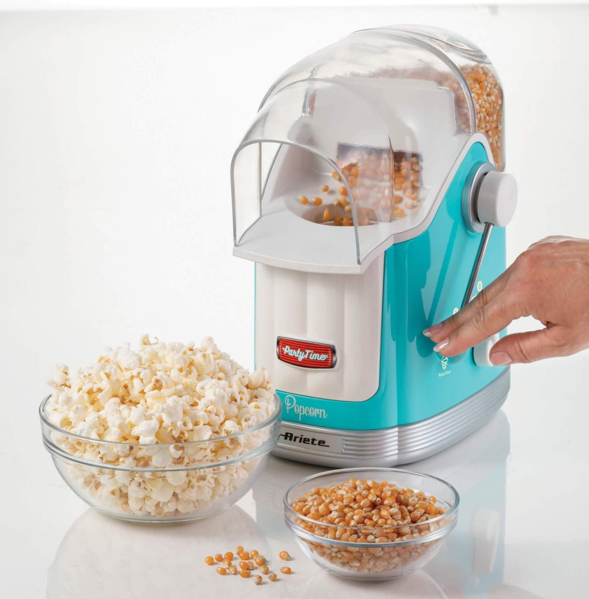 Ariete Party Time Popcorn Maker 1100 W Turkusowe Urządzenie DO