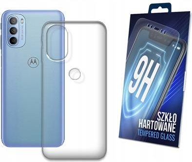 Etui Przezroczyste + Szkło do Motorola Moto G31 4G