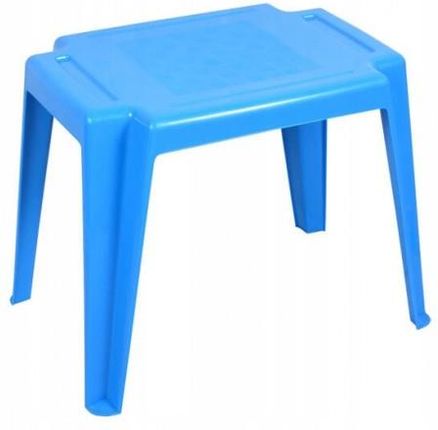 Stolik ogrodowy plastikowy dla dzieci Lolek niebieski