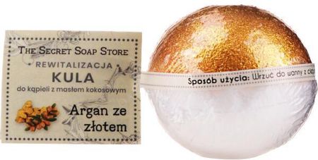 The Secret Soap Store Kula Do Kąpieli Argan I Złoto 110 G
