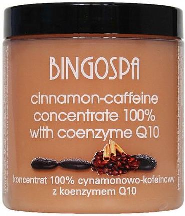 BINGOSPA Koncentrat 100% Cynamonowokofeinowy Z Koenzymem Q10 Concentrate Cinnamoncaffeine With Coenzyme 250 G