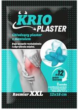 Zdjęcie KRIO PLASTER Chłodzący plaster z mentolem XXL 12x18cm, 1szt - Mieroszów
