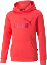 Zdjęcie PUMA Bluza dla dzieci Puma ESS Logo Hoodie FL czerwona - Czerwony - Poznań