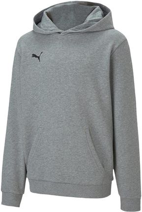 PUMA Bluza dla dzieci Puma teamGOAL 23 Casuals Hoody Jr Medi szara - Szary