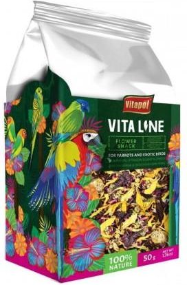 Vitapol Vitaline - Kwiatowa Przekąska Dla Wszystkich Papug 50g  
