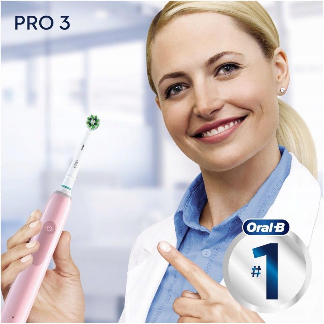 bori　3点セット Zestaw szczoteczka rotacyjna ORAL B Pro 3 3900 Black/Black