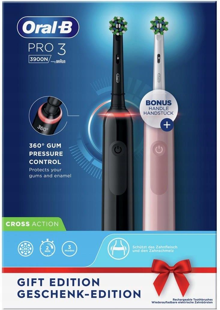 Szczoteczka elektryczna Oral-B Zestaw Szczoteczek Pro 3