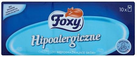 Foxy Chusteczki Higieniczne Hipoalergiczne 10X10Szt.
