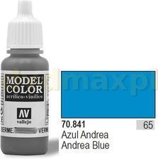 Zdjęcie Vallejo Farba akrylowa - Andrea Blue nr 70841 (65) / 17ml 70841 - Duszniki-Zdrój