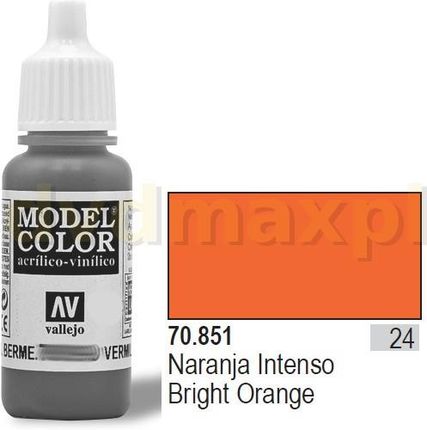 Vallejo Farba akrylowa - Bright Orange nr 70851 (24) / 17ml 70851