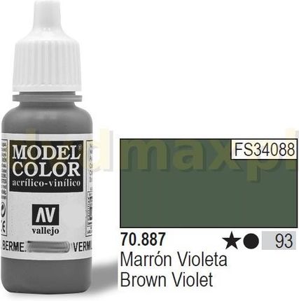 Vallejo Farba akrylowa - Brown Violet nr 70887 (93) / 17ml 70887