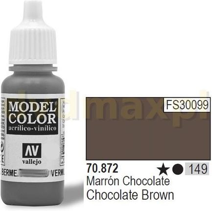 Vallejo Farba akrylowa - Chocolate Brown nr 70872 (149) / 17ml 70872