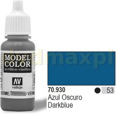 Zdjęcie Vallejo Farba akrylowa - Dark Blue nr 70930 (53) / 17ml - Żukowo