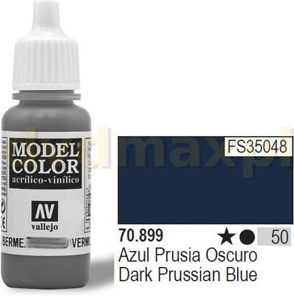 Vallejo Farba akrylowa - Dark Prussian Blue nr 70899 (50) / 17ml 70899