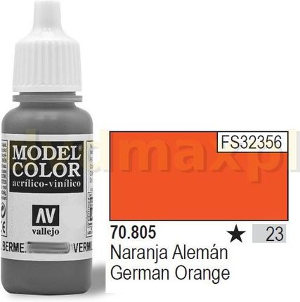 Vallejo Farba akrylowa - German Orange nr 70805 (23) / 17ml 70805