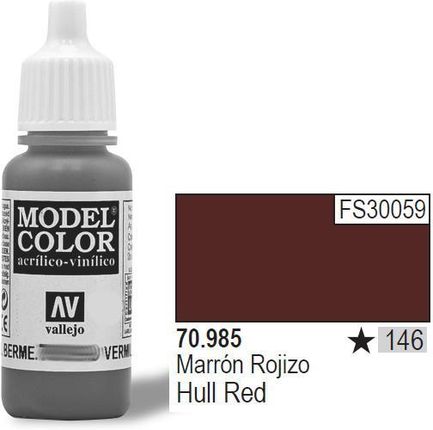 Vallejo Farba akrylowa - Hull Red nr 70985 (146) / 17ml 70985