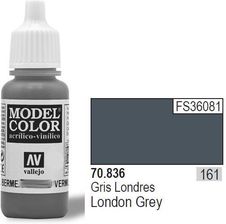 Zdjęcie Vallejo Farba akrylowa - London Grey nr 70836 (161) / 17ml 70836 - Chęciny