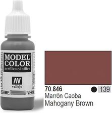Zdjęcie Vallejo Farba akrylowa - Mahogany Brown nr 70846 (139) / 17ml 70846 - Olesno