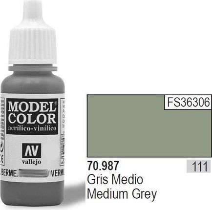 Vallejo Farba akrylowa - Medium Grey nr 70987 (111) / 17ml 70987