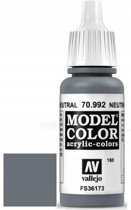 Vallejo Farba akrylowa - Neutral Grey nr 70992 (160) / 17ml 70992