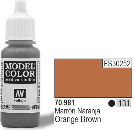 Vallejo Farba akrylowa - Orange Brown nr 70981 (131) / 17ml 70981